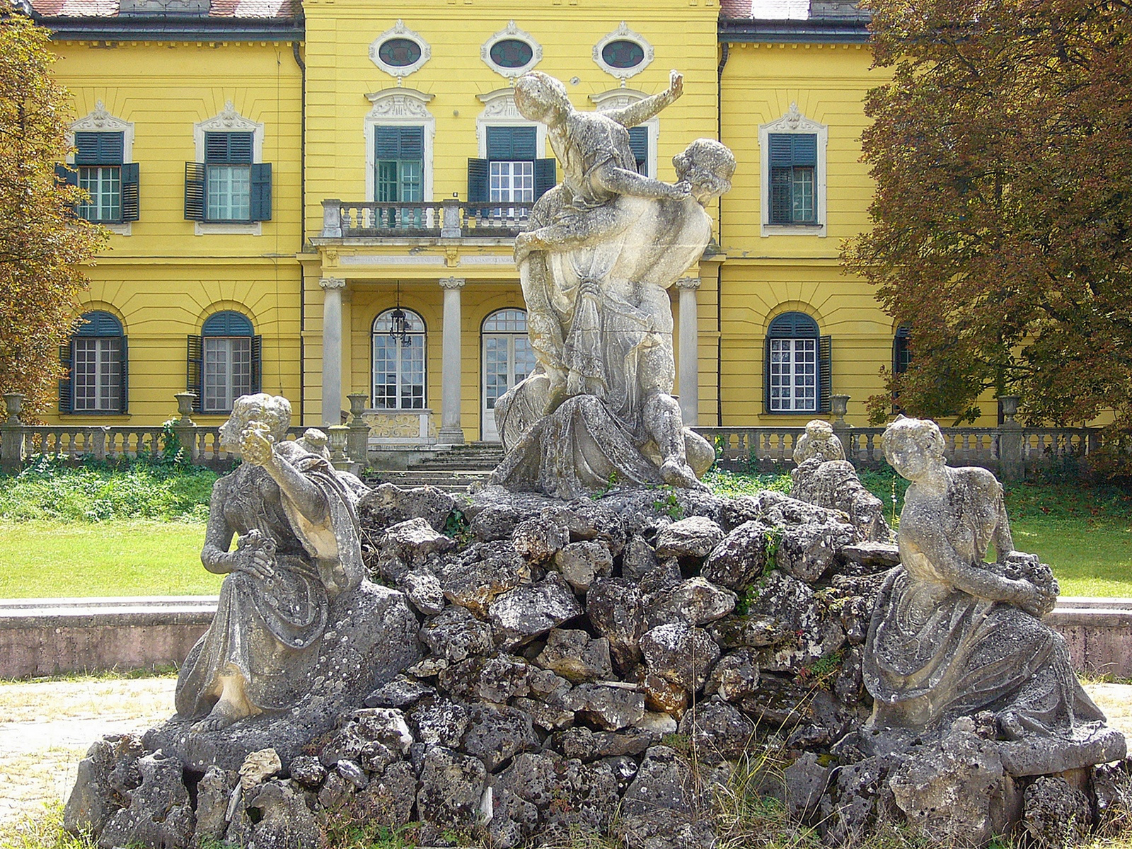 Nagymágocs, Károlyi-kastély, Szabin nők elrablása