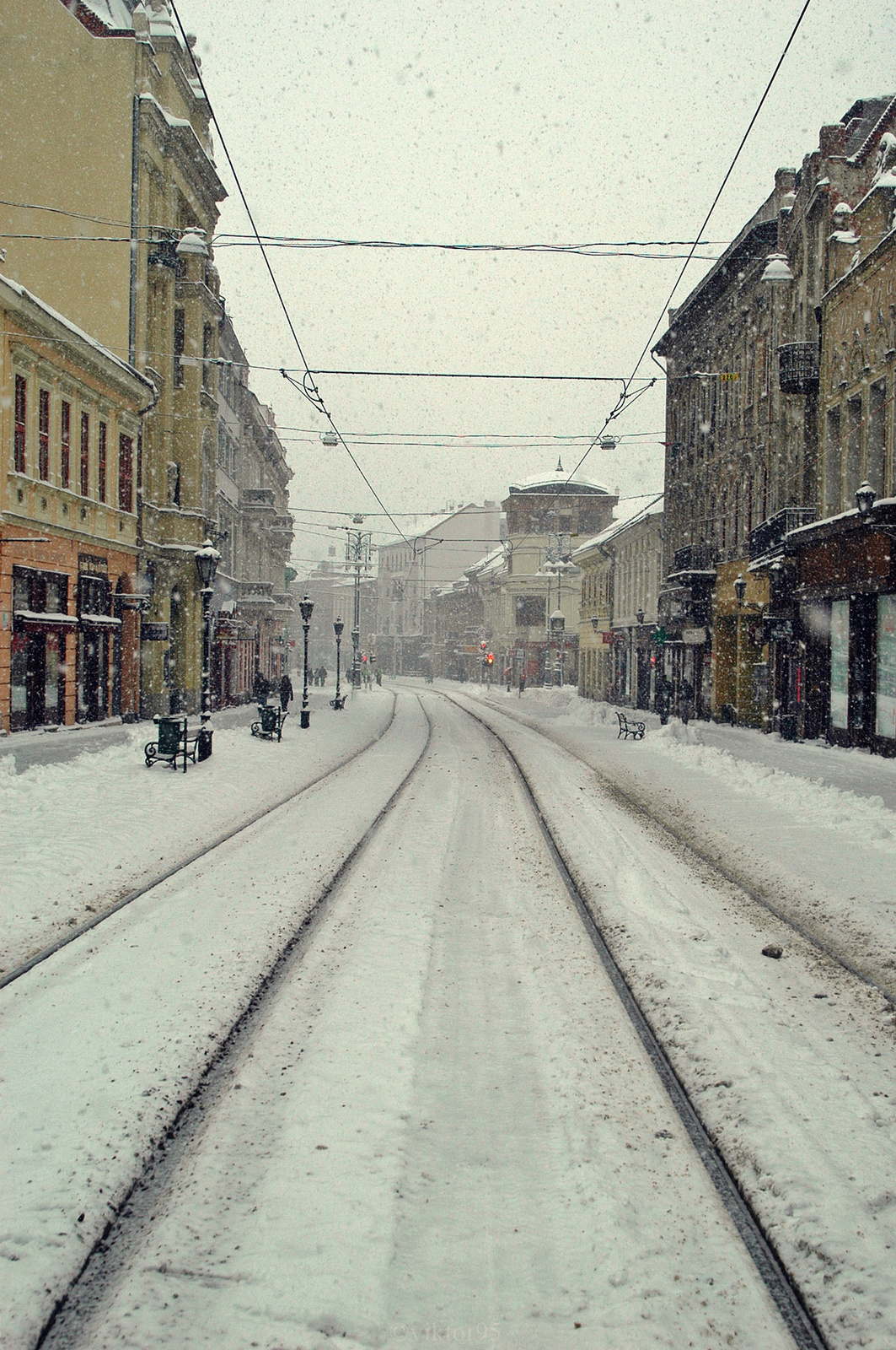 Téli utcakép 2