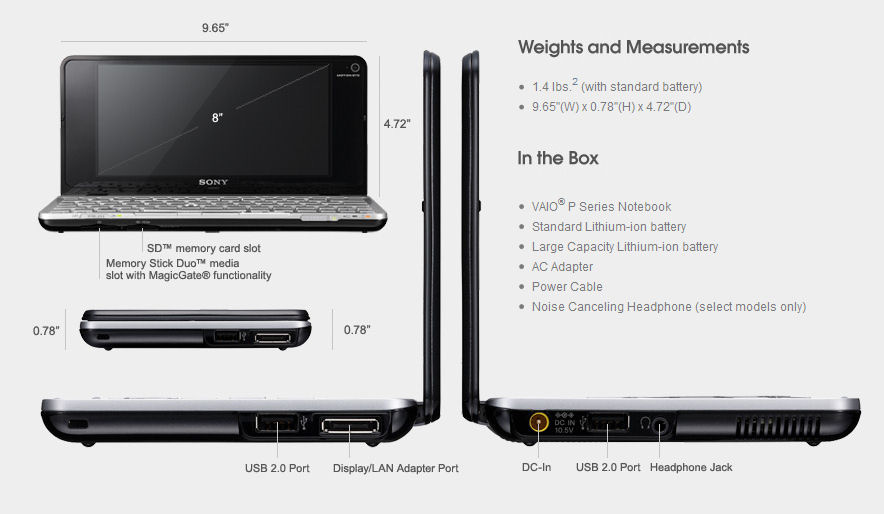 Sony Vaio P series