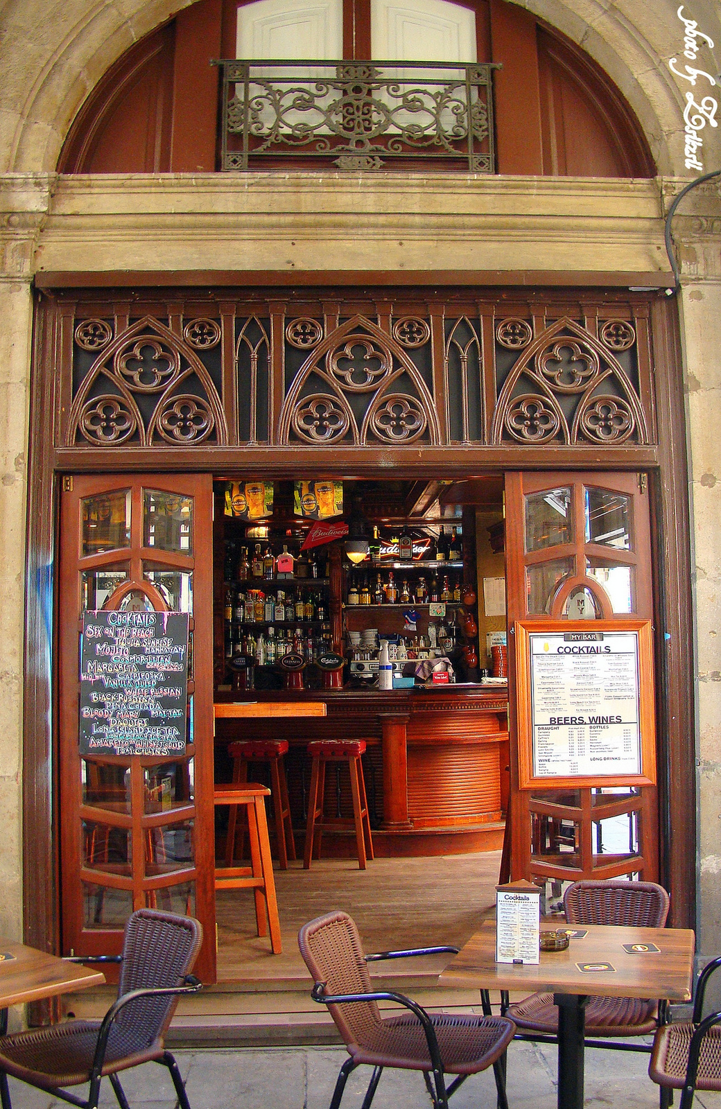 Kávézó Barcelonában