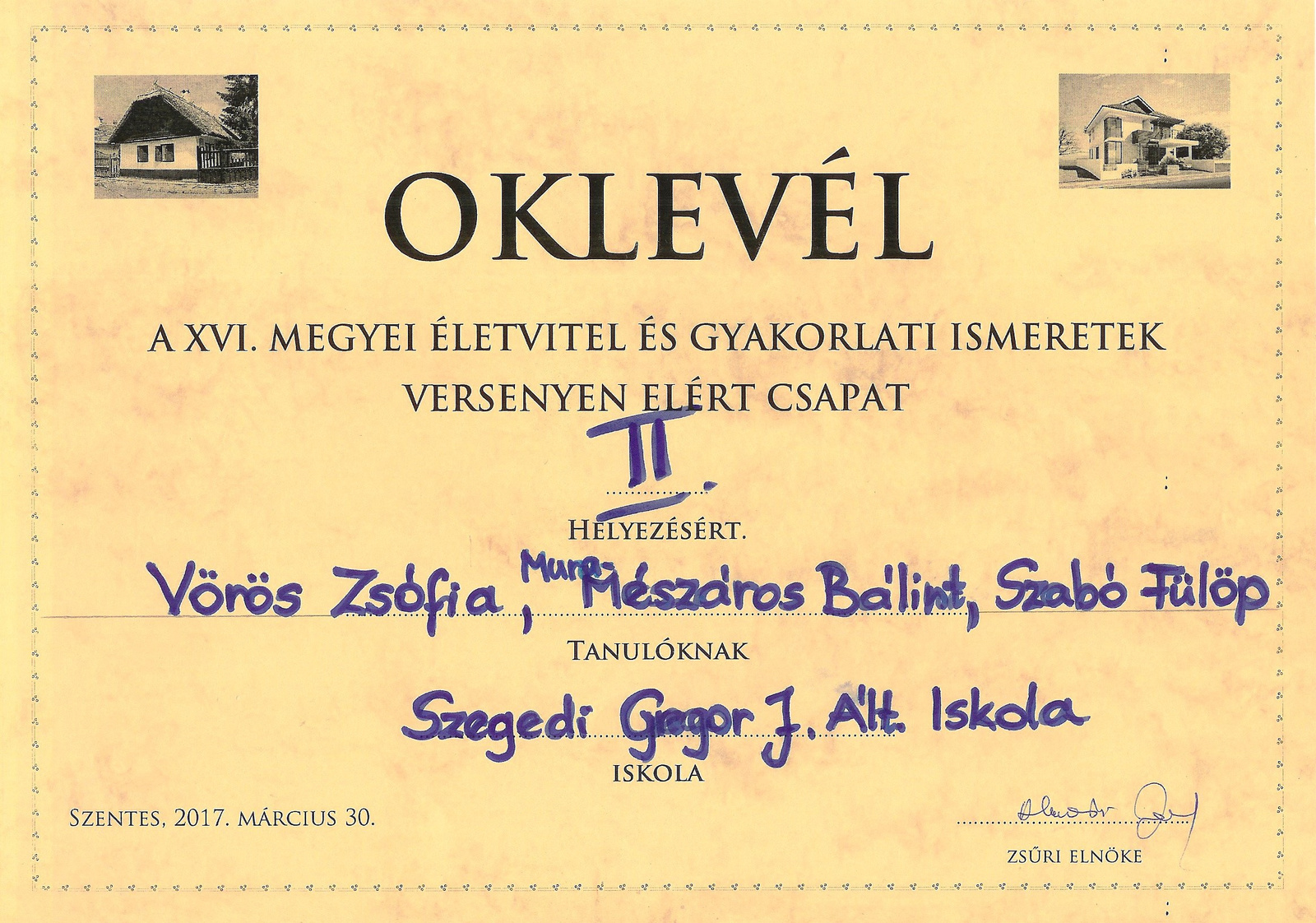 XVI.M.életvitel és gyak