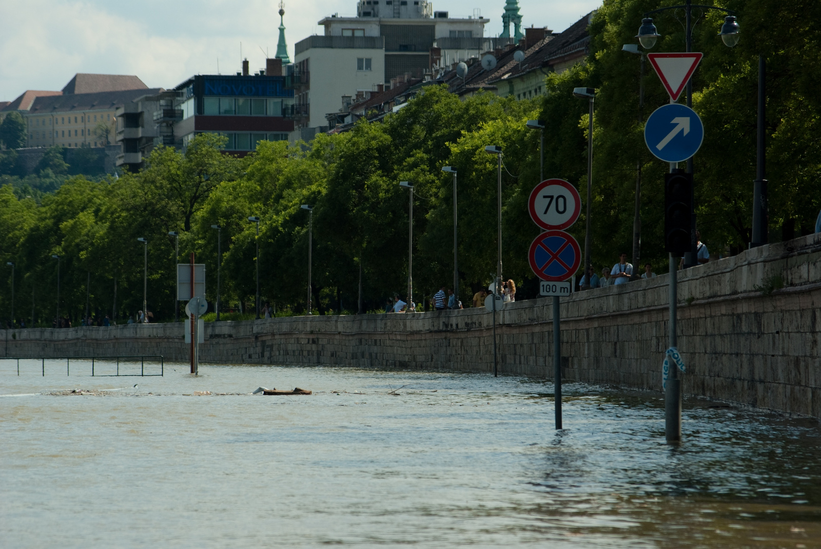 Duna, áradás, Budapest, rakpart (12)