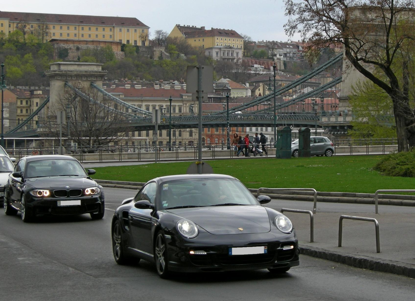 Porsche 911 Turbo &amp; BMW 1M Coupe