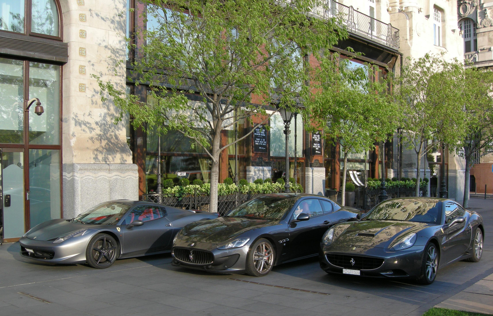 Ferrari 458 Spider, Maserati GTS, Ferrari California