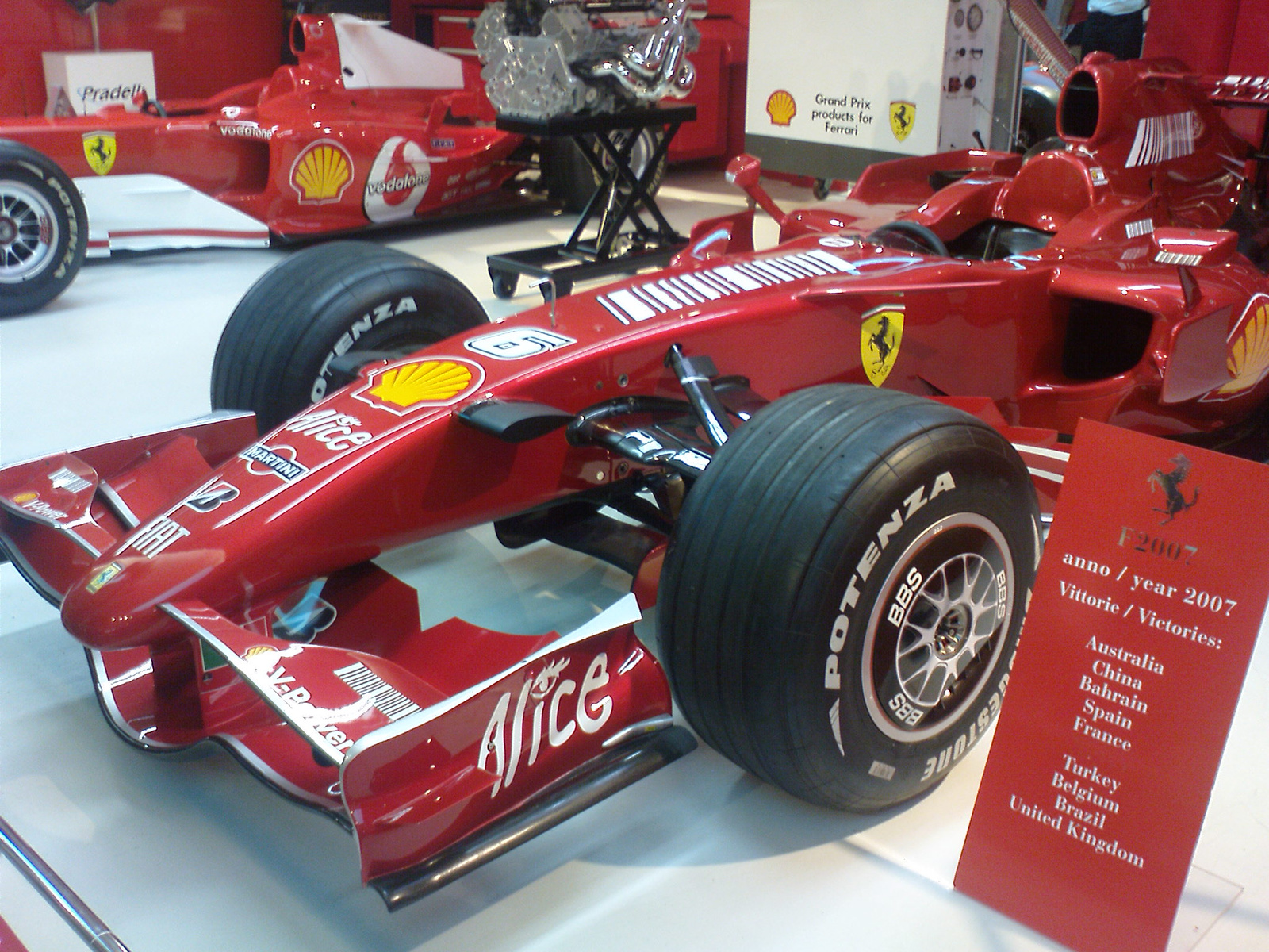 Ferrari F2007,Maranello