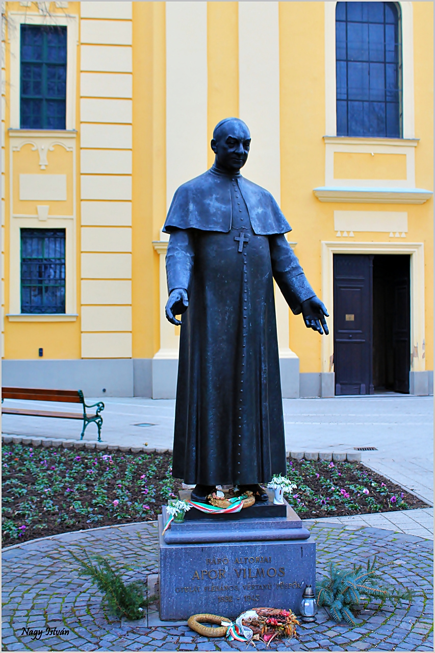 Apor Vilmos szobor - Gyula 156