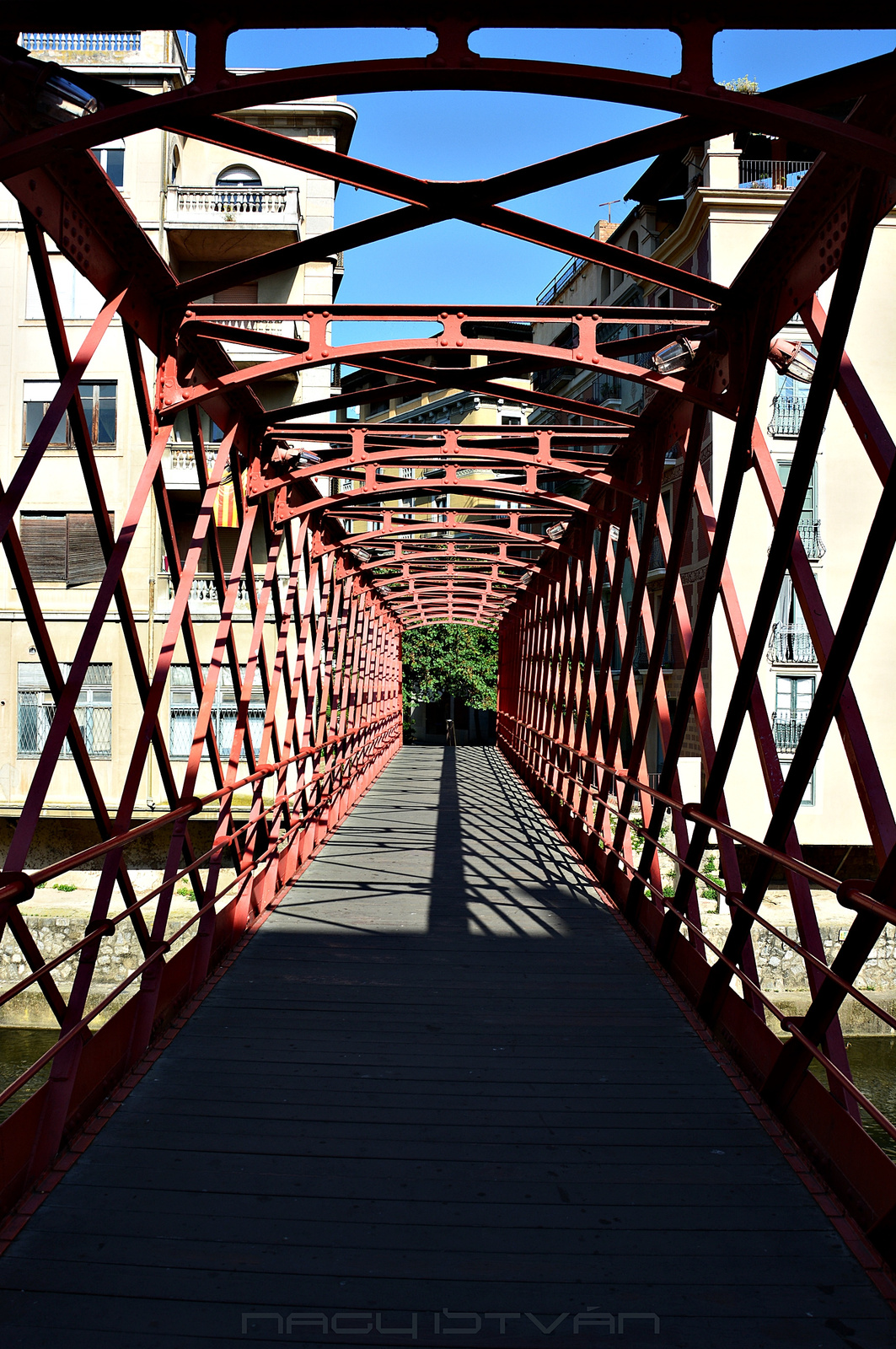 Pont de les Peixateries Velles - Eiffel Bridge - Girona 0034