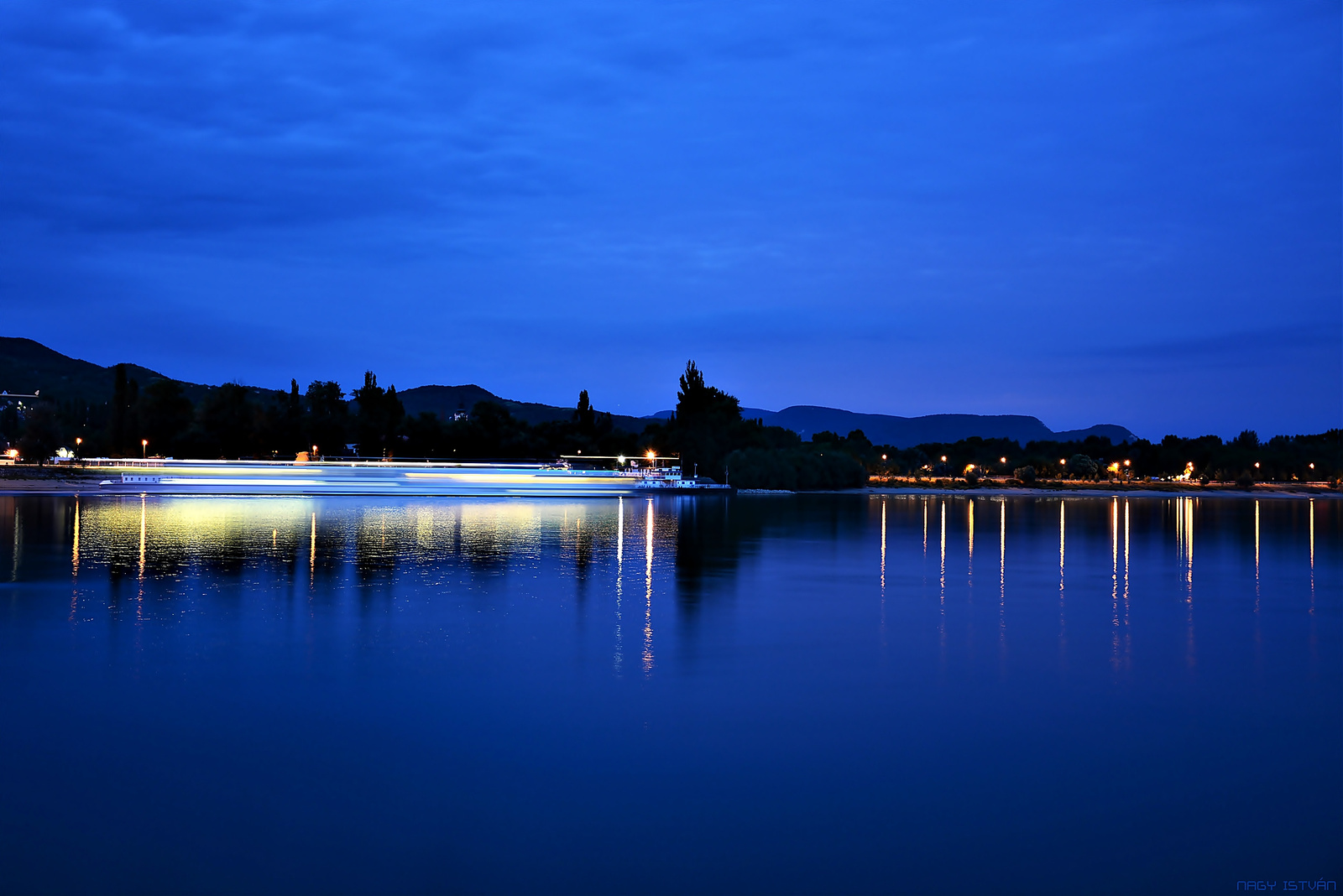 Blue hour near the Danube river 2.0