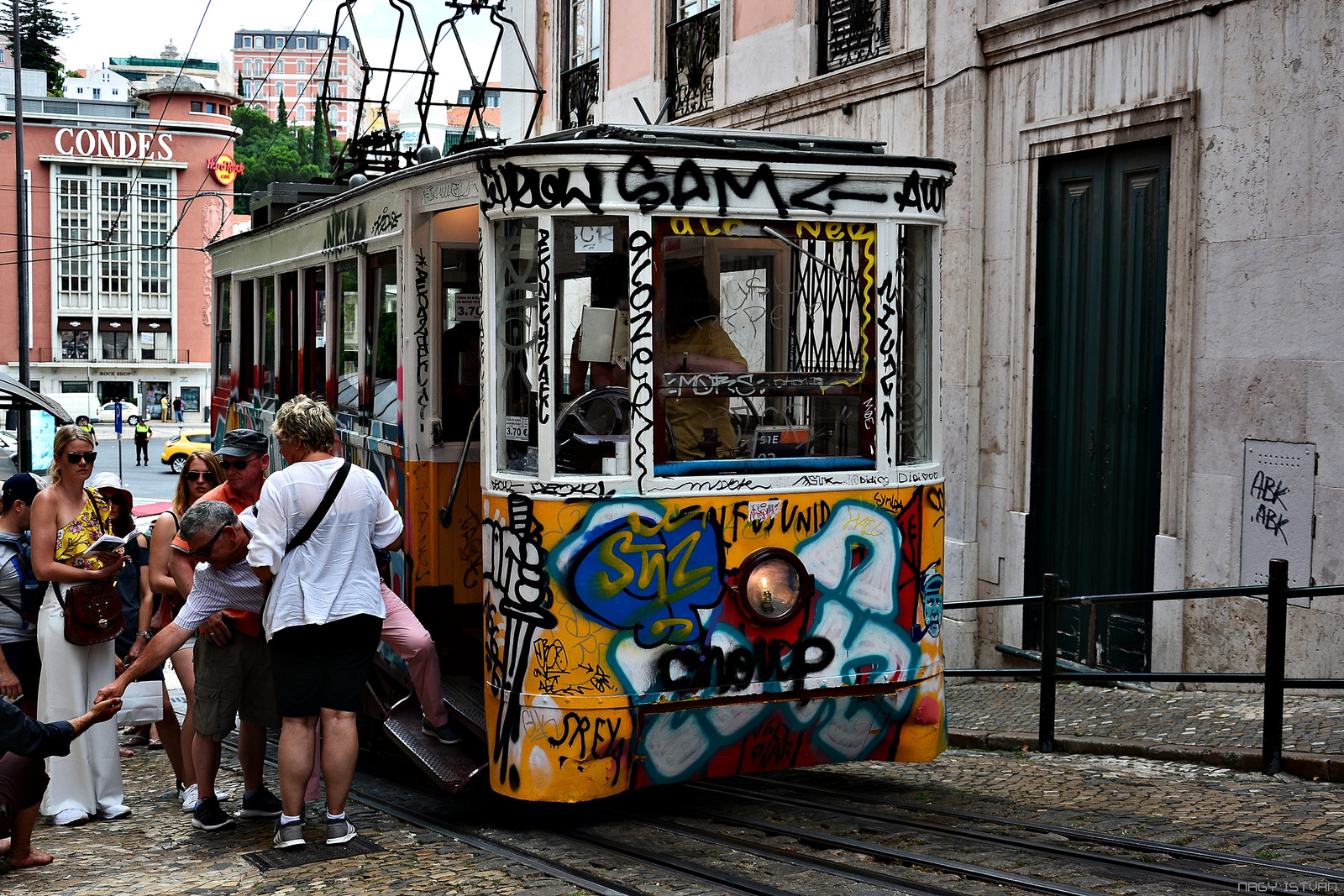 Lisszabon - Elevador da Gloria 0257