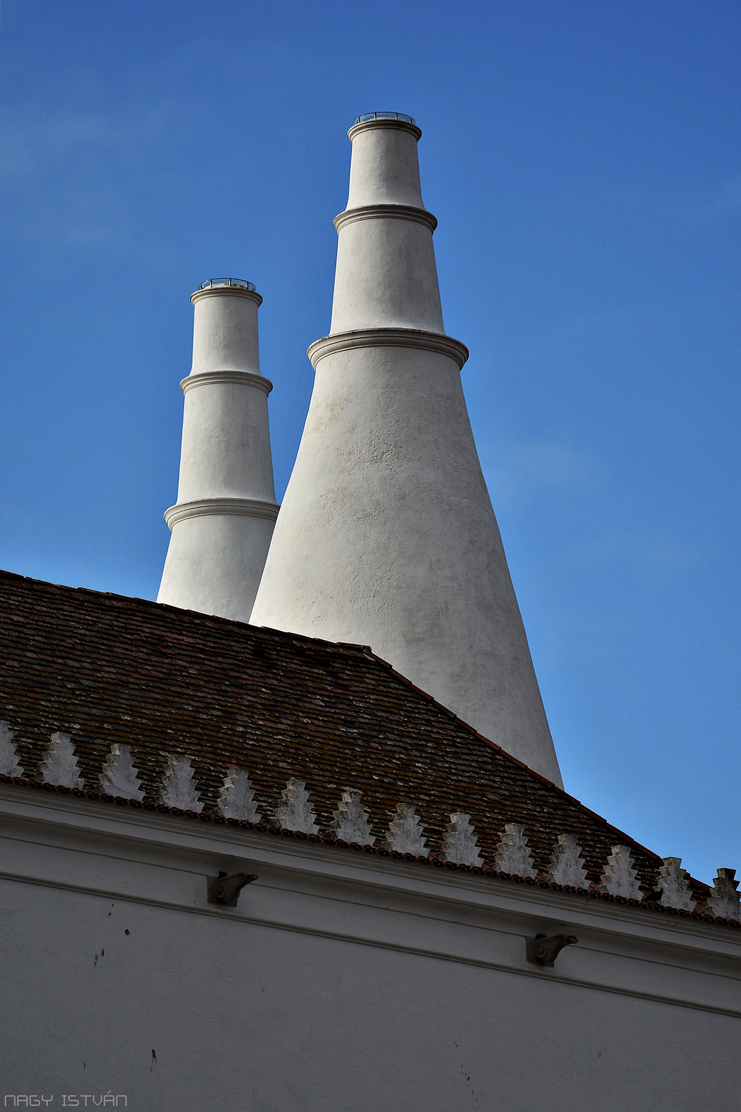 Chimneys of Palace kitchens - Sintra National Palace 1817