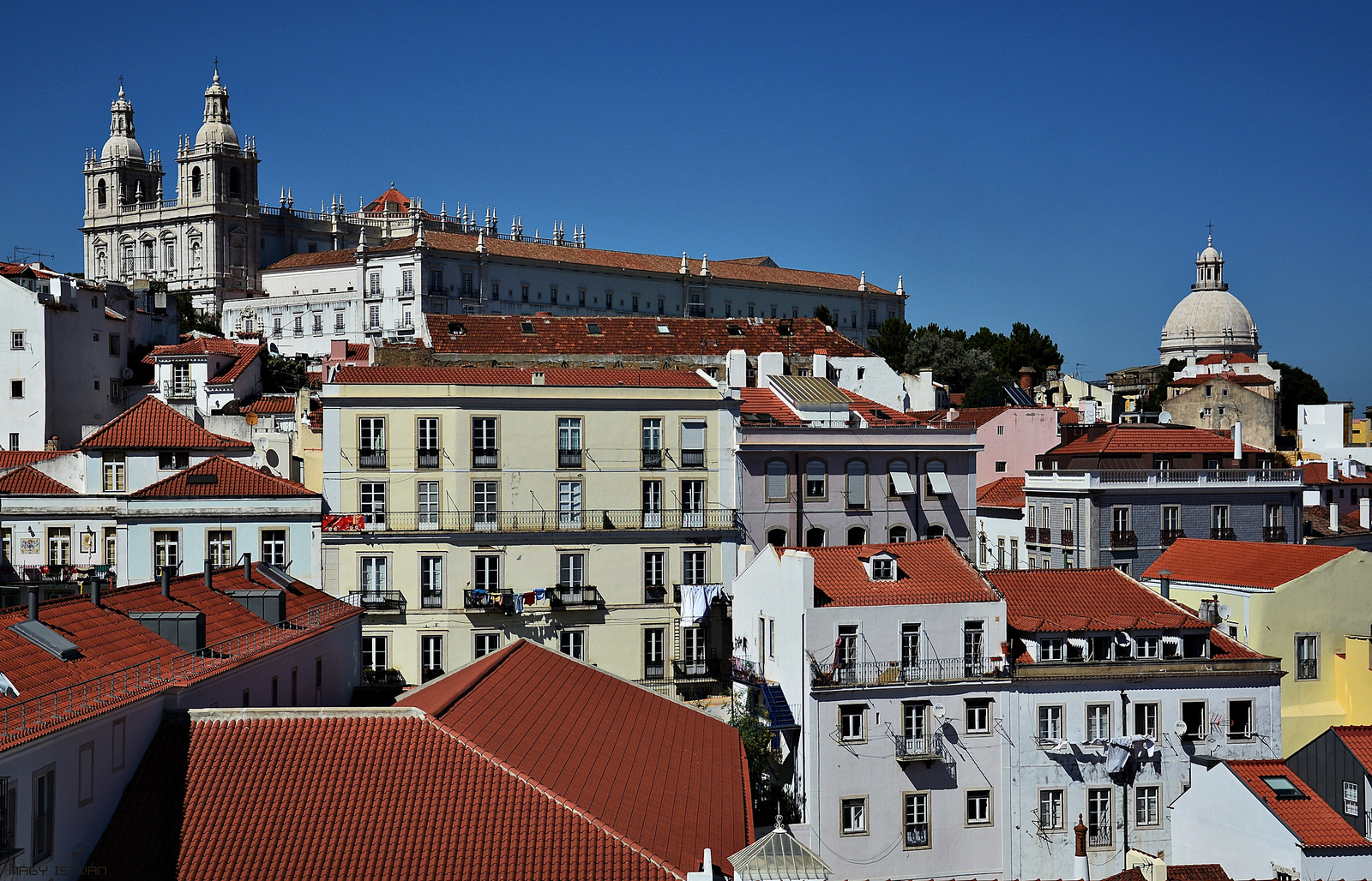 Lisbon Panorama From Miradouro Das Portas Do Sol - Portugal 2851