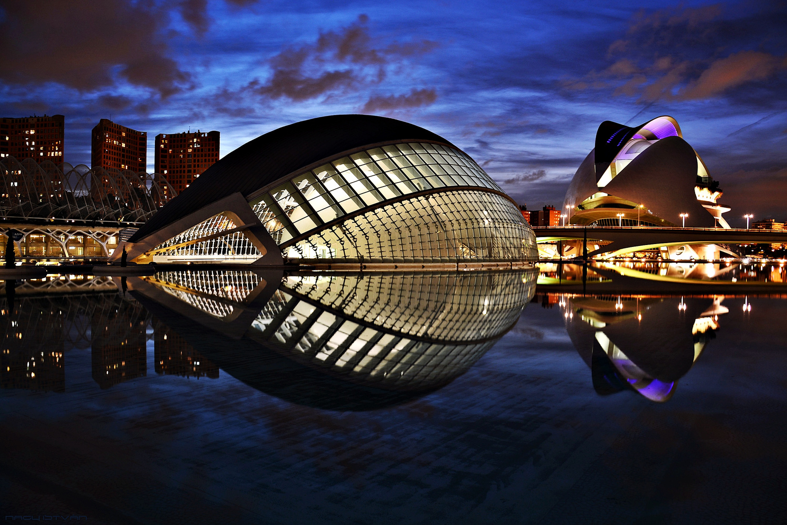 Valencia - City of Arts and Sciences During The Blue Hour