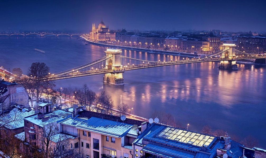 Budapest télen képek