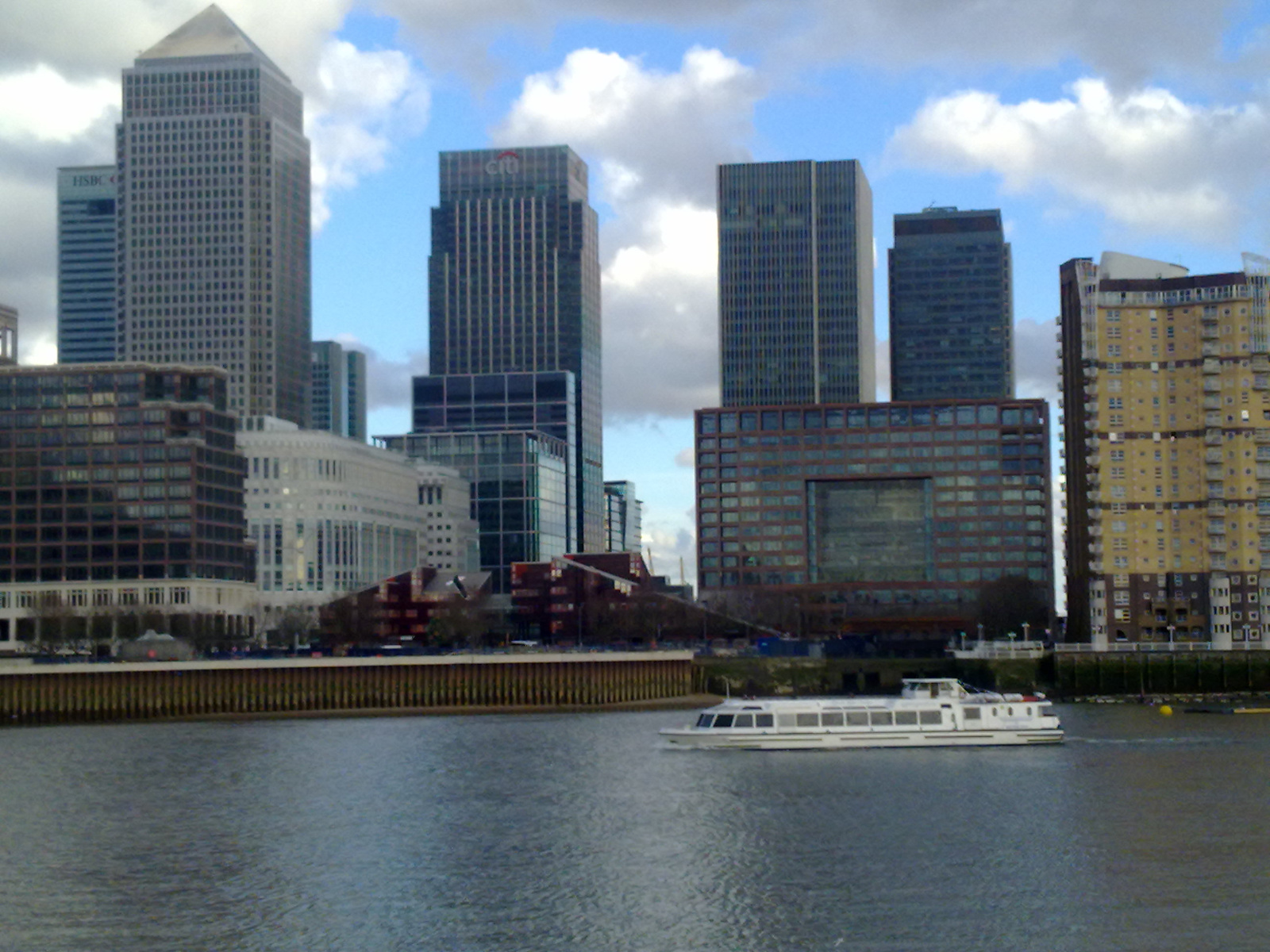 Canary Wharf skylines