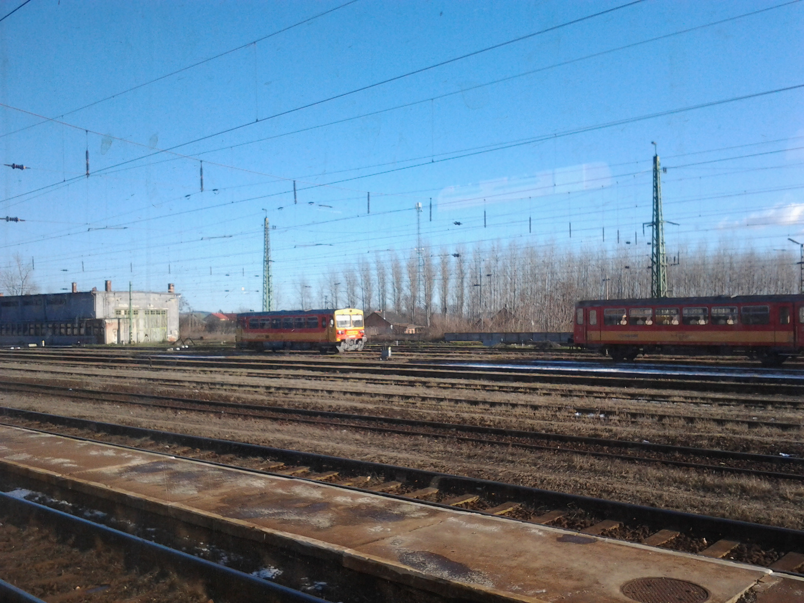 Bzmot motorvonati kocsik Szerencsen 2013. december 06.