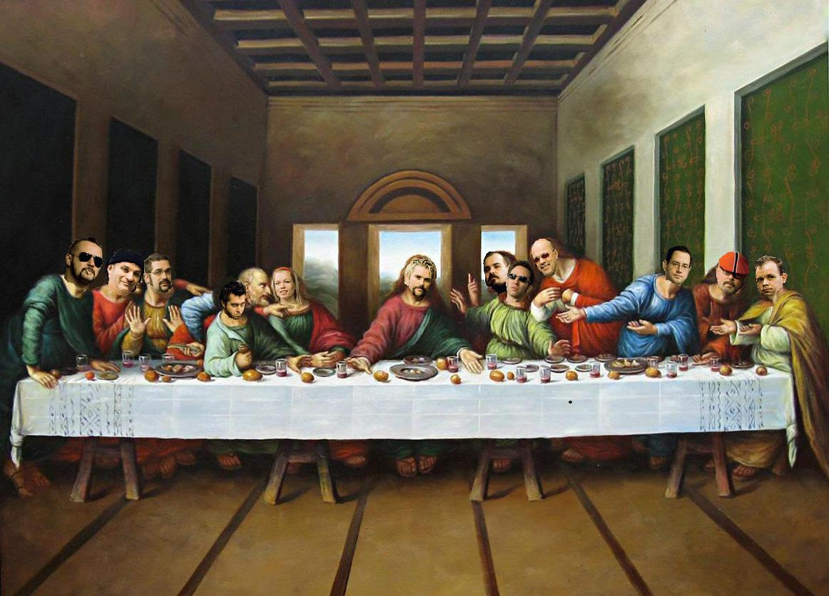 original picture of the last supper by totalcar