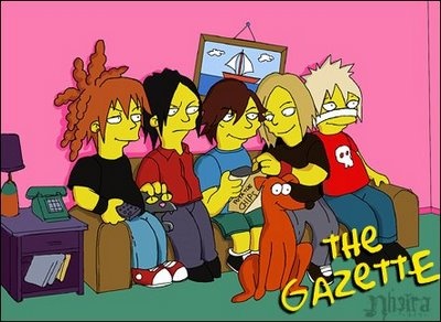 theGazette meets theSimpsons by nheira