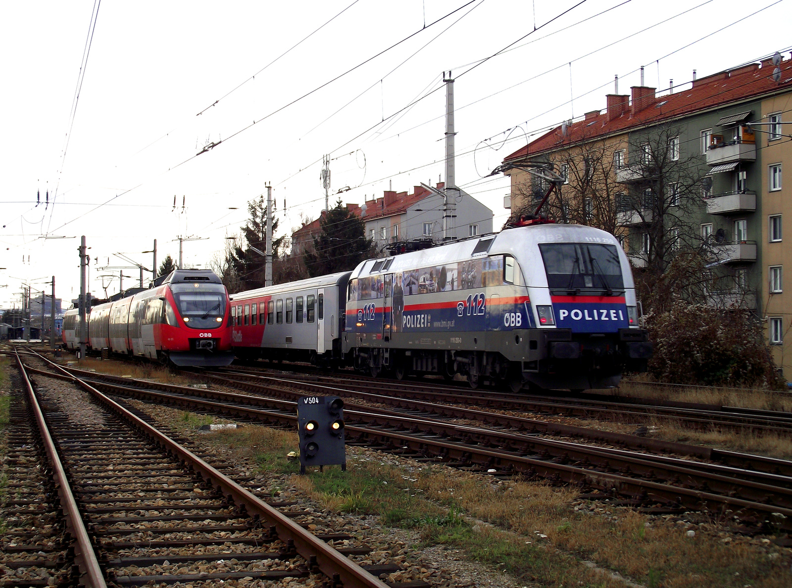 ÖBB 1116 250 Polizei