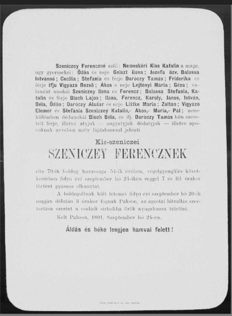 01. Szeniczey Ferenc 1891.