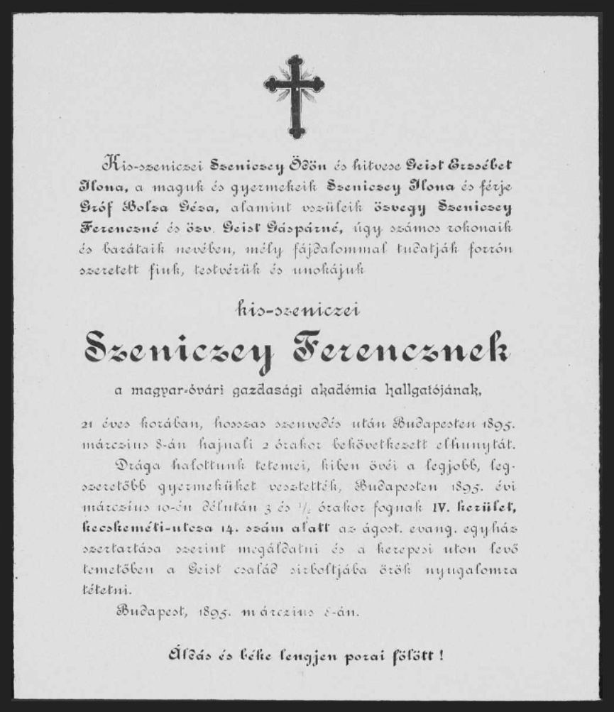 09. Szeniczey Ferenc 1895