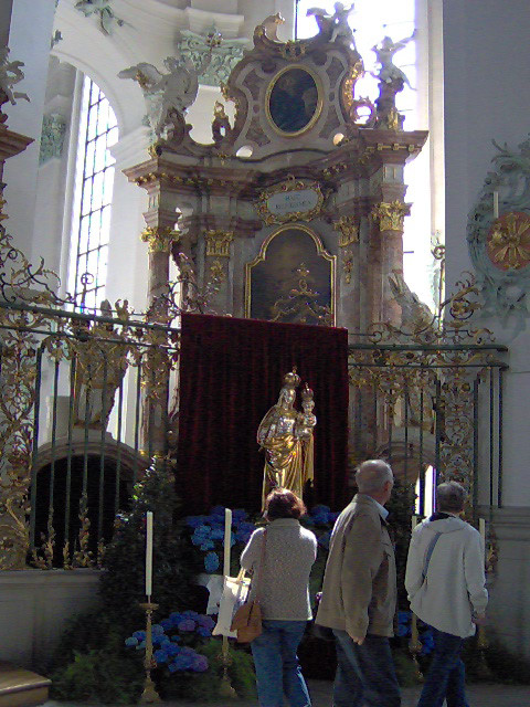 St. Gallen Katedrális .Svájc