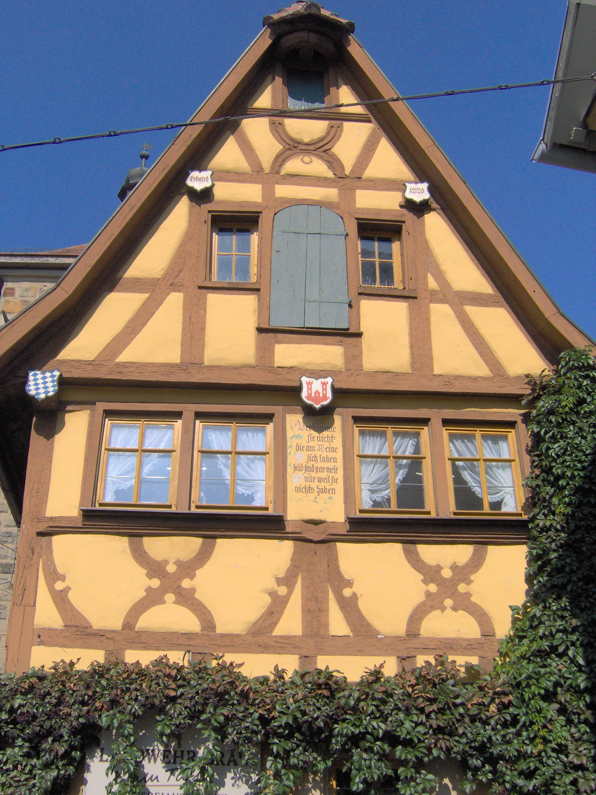 Rothenburgi régi ház