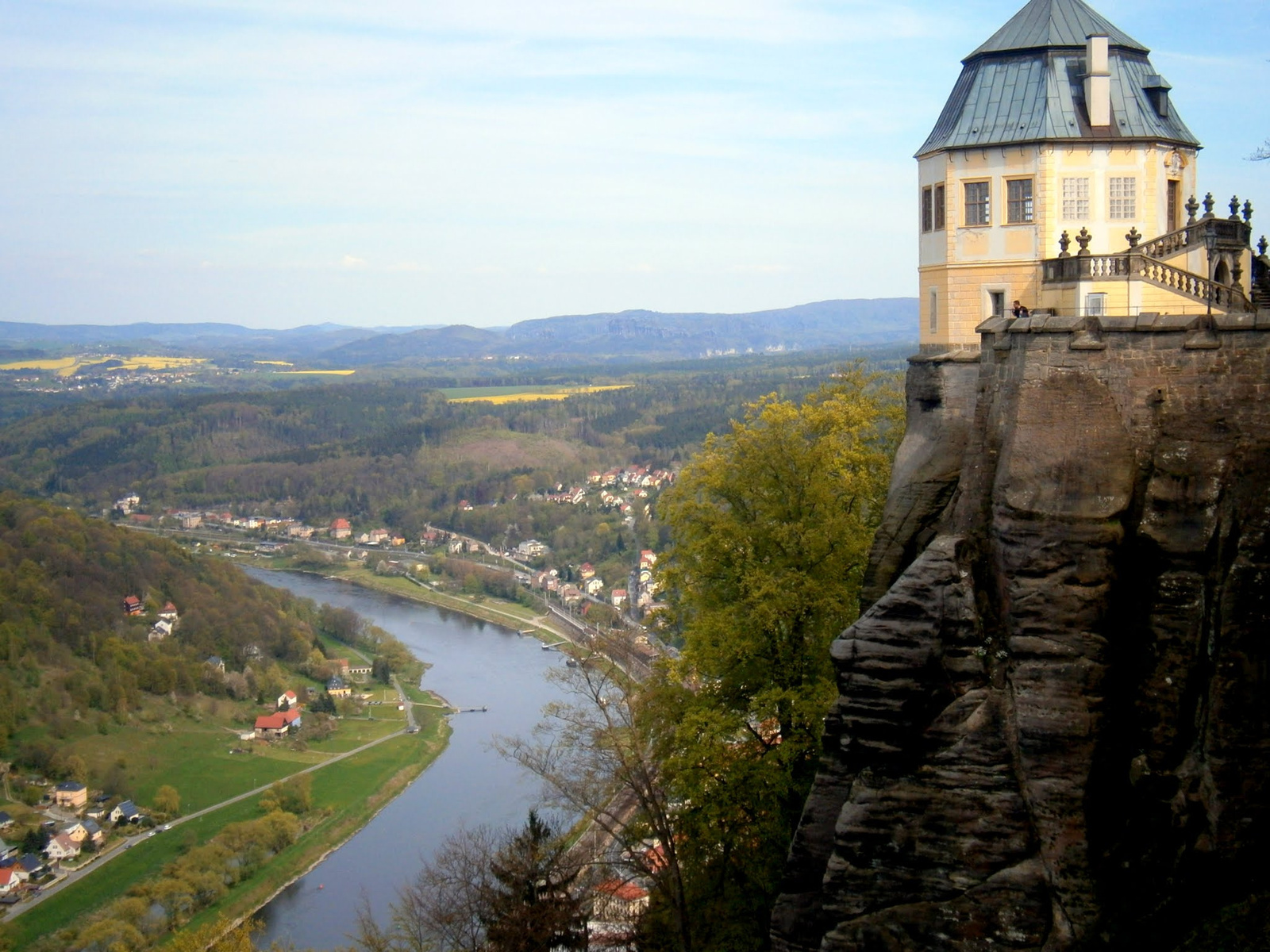 Königstein várfalon