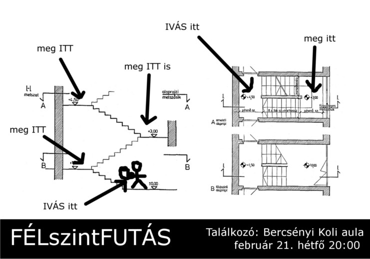 FÉLszintFUTÁS-plakát