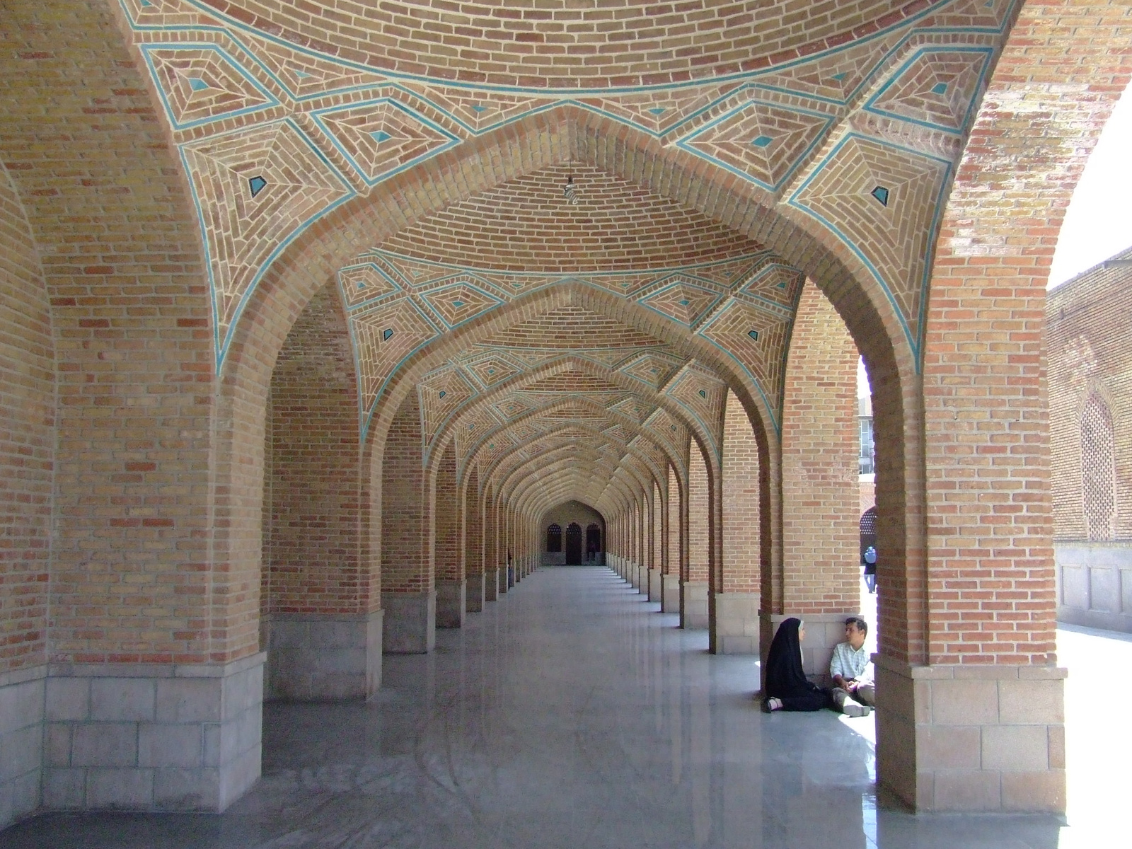 Irán 1373 Kék mecset Tabriz