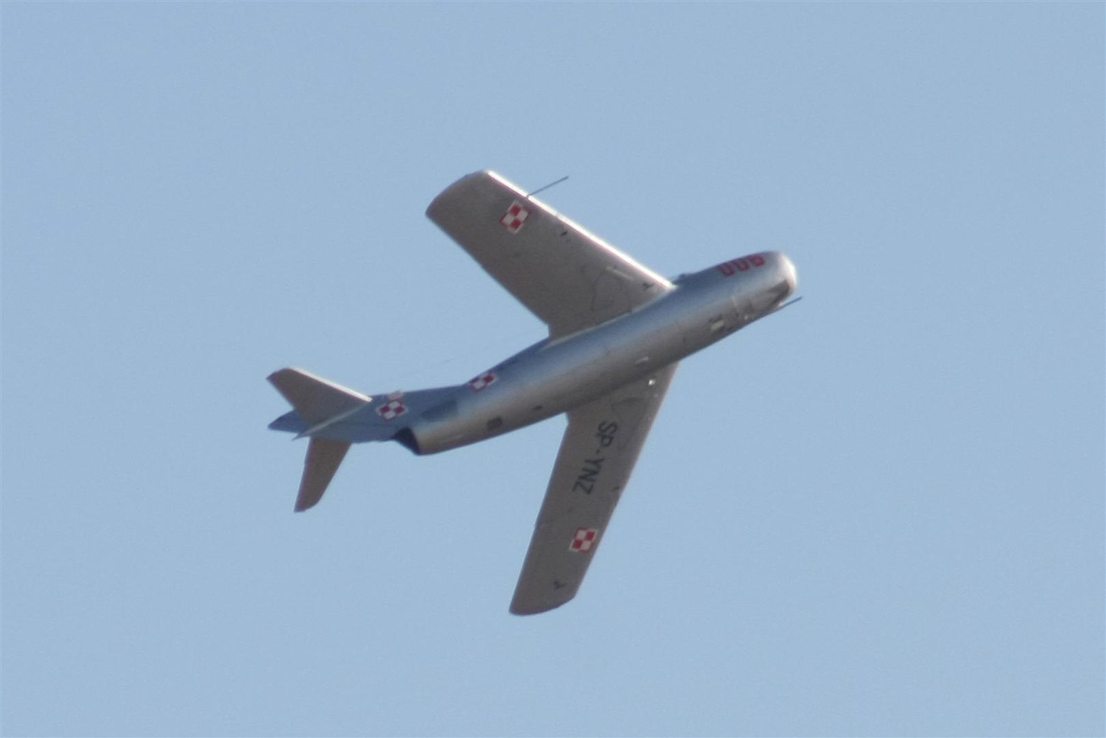 Kecskemét repülőnap 2013 - MIG-15 UTI Lengyelország