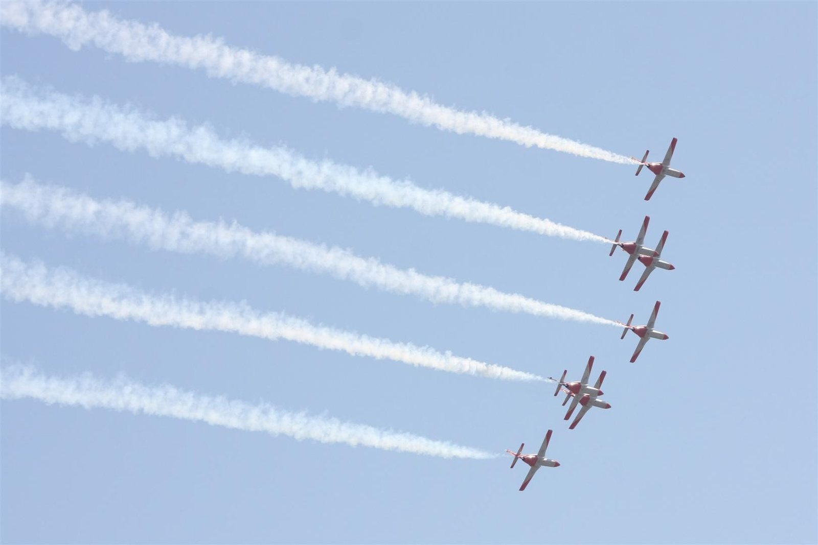 Kecskemét repülőnap 2013 - Patrualla Aguila C-101 Spanyolország