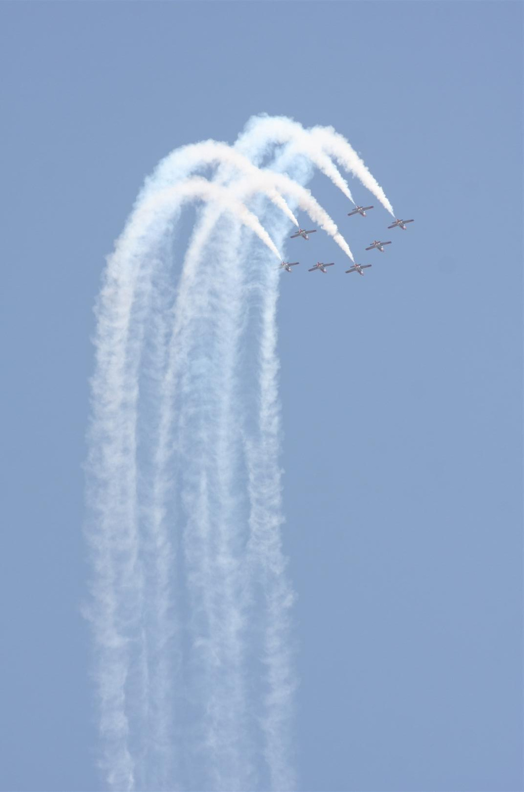 Kecskemét repülőnap 2013 - Patrualla Aguila C-101 Spanyolország