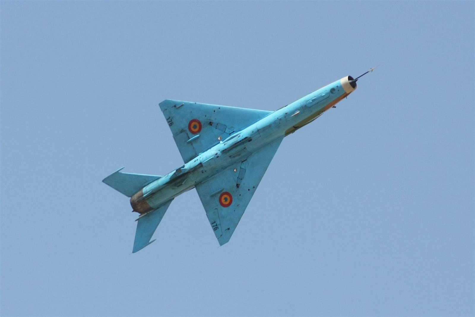 Kecskemét repülőnap 2013 - MIG-21 Lancer Románia