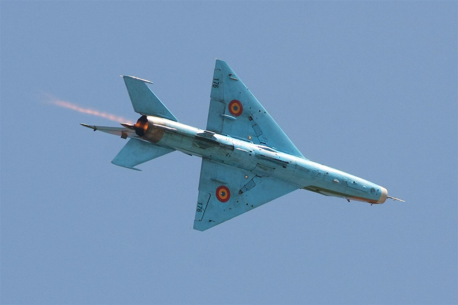 Kecskemét repülőnap 2013 - MIG-21 Lancer Románia