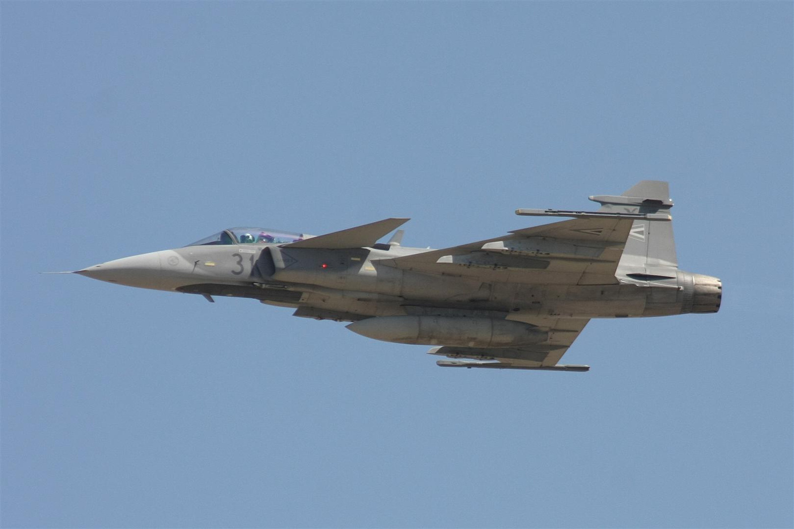 Kecskemét repülőnap 2013 - JAS-39A Gripen Magyarország