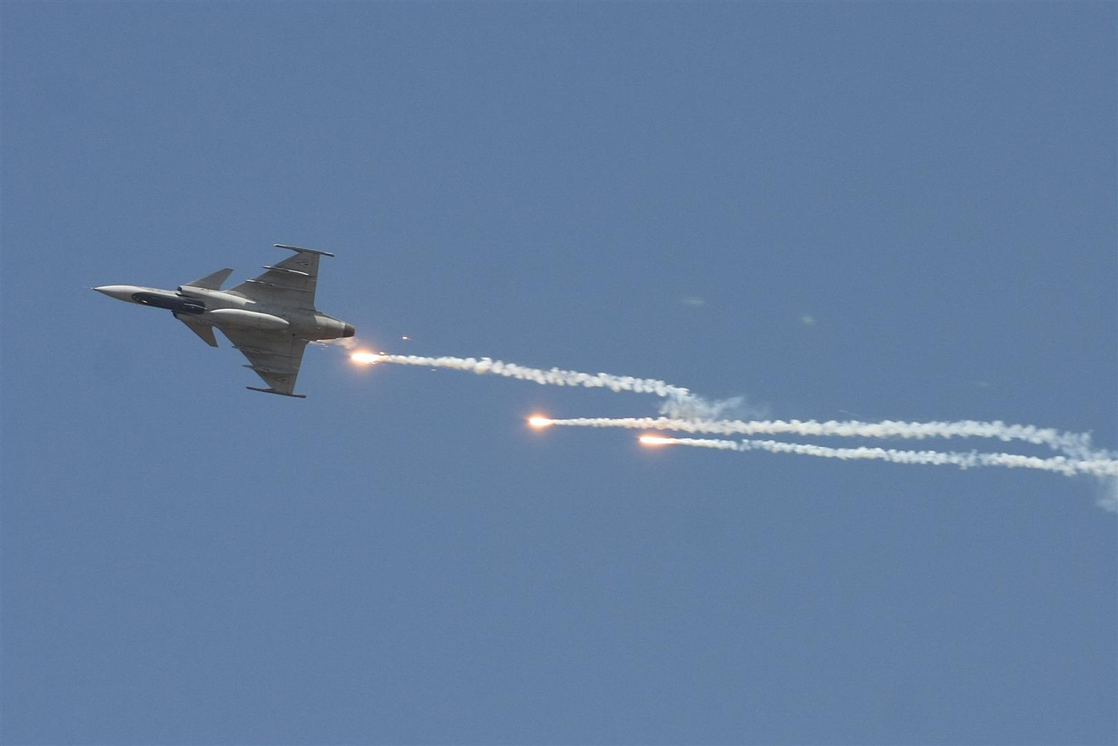 Kecskemét repülőnap 2013 - JAS-39A Gripen Magyarország