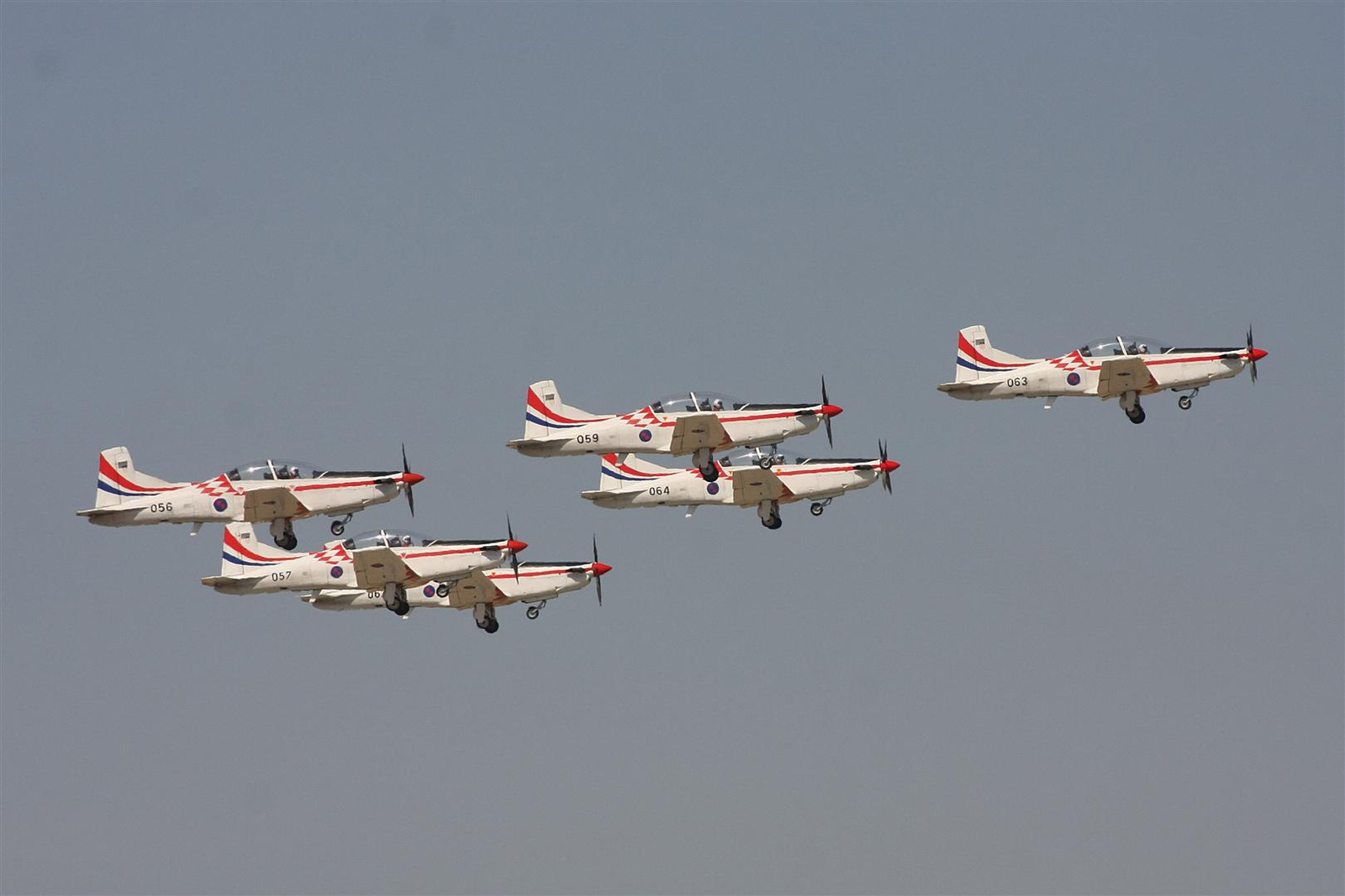 Kecskemét repülőnap 2013 - Wings of storm PC-9 Horvátország