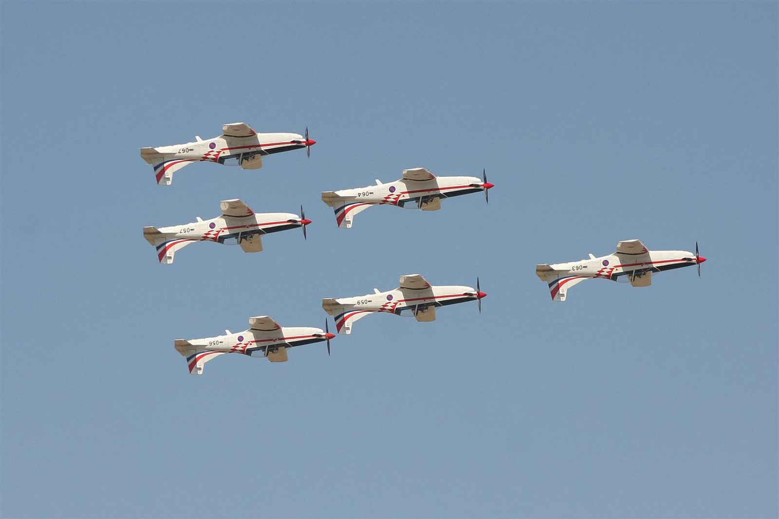 Kecskemét repülőnap 2013 - Wings of storm PC-9 Horvátország