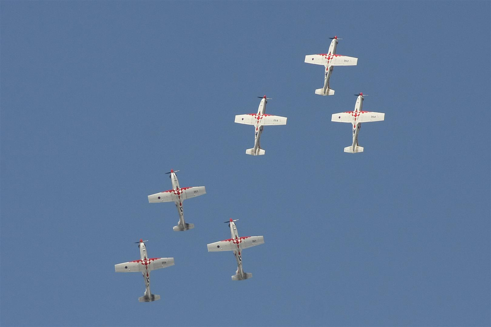 Kecskemét repülőnap 2013 - Wings of storm PC-9 Horvátország