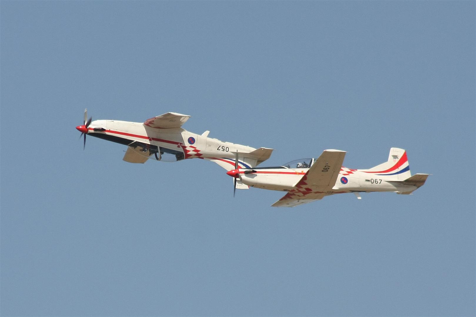 Kecskemét repülőnap 2013 - Wings of storm PC-9 Horvátország