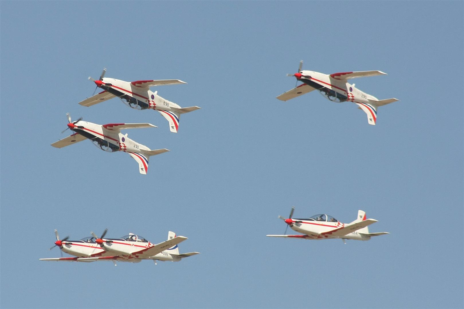 Kecskemét repülőnap 2013 - Wings of storm PC-9 Horvátország