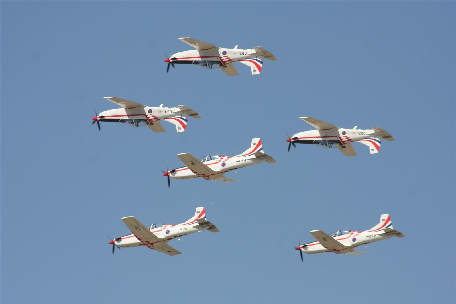 Kecskemét repülőnap 2013 - Wings of storm PC-9 Horvátország