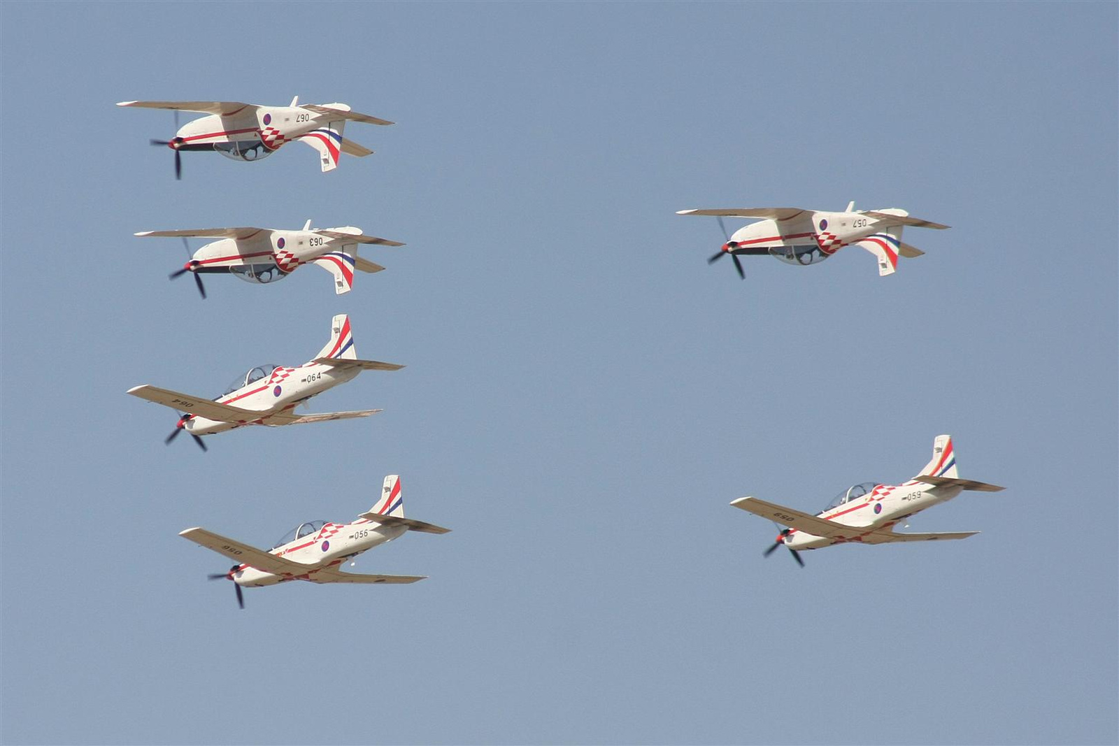 Kecskemét repülőnap 2013 - Wings of storm PC-9 Horvátország