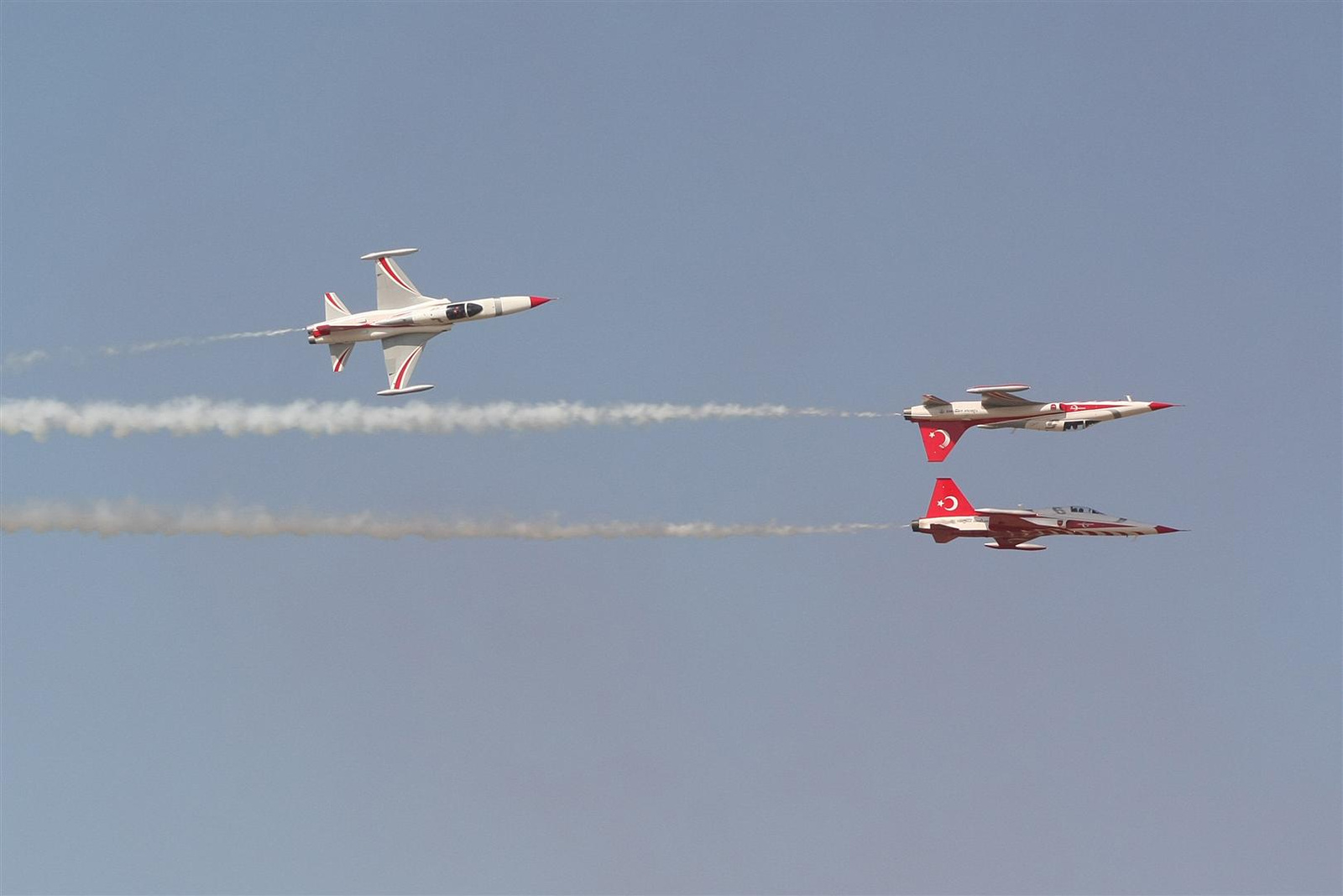 Kecskemét repülőnap 2013 - Török Csillagok NF-5A/B Törökország