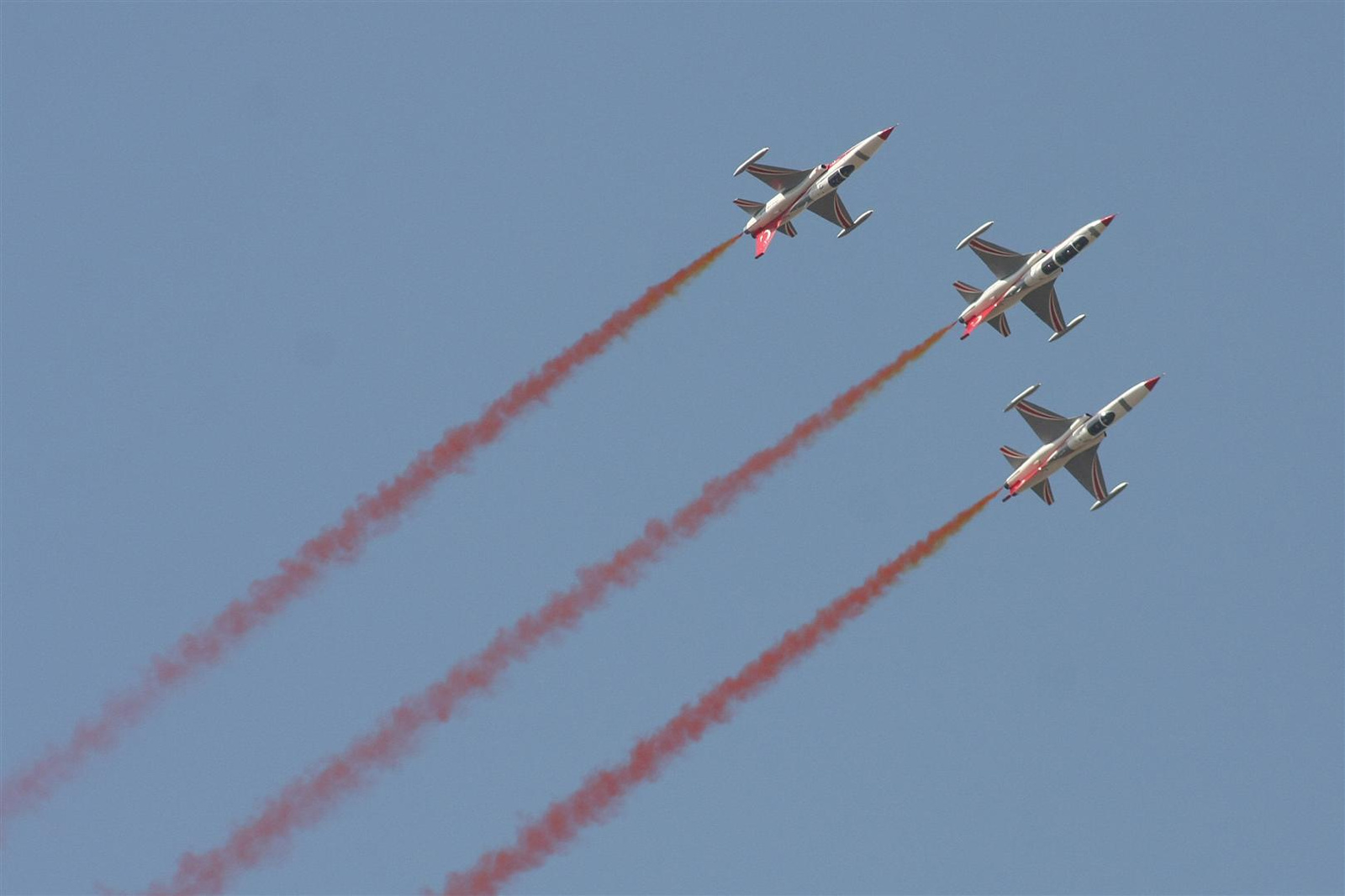 Kecskemét repülőnap 2013 - Török Csillagok NF-5A/B Törökország