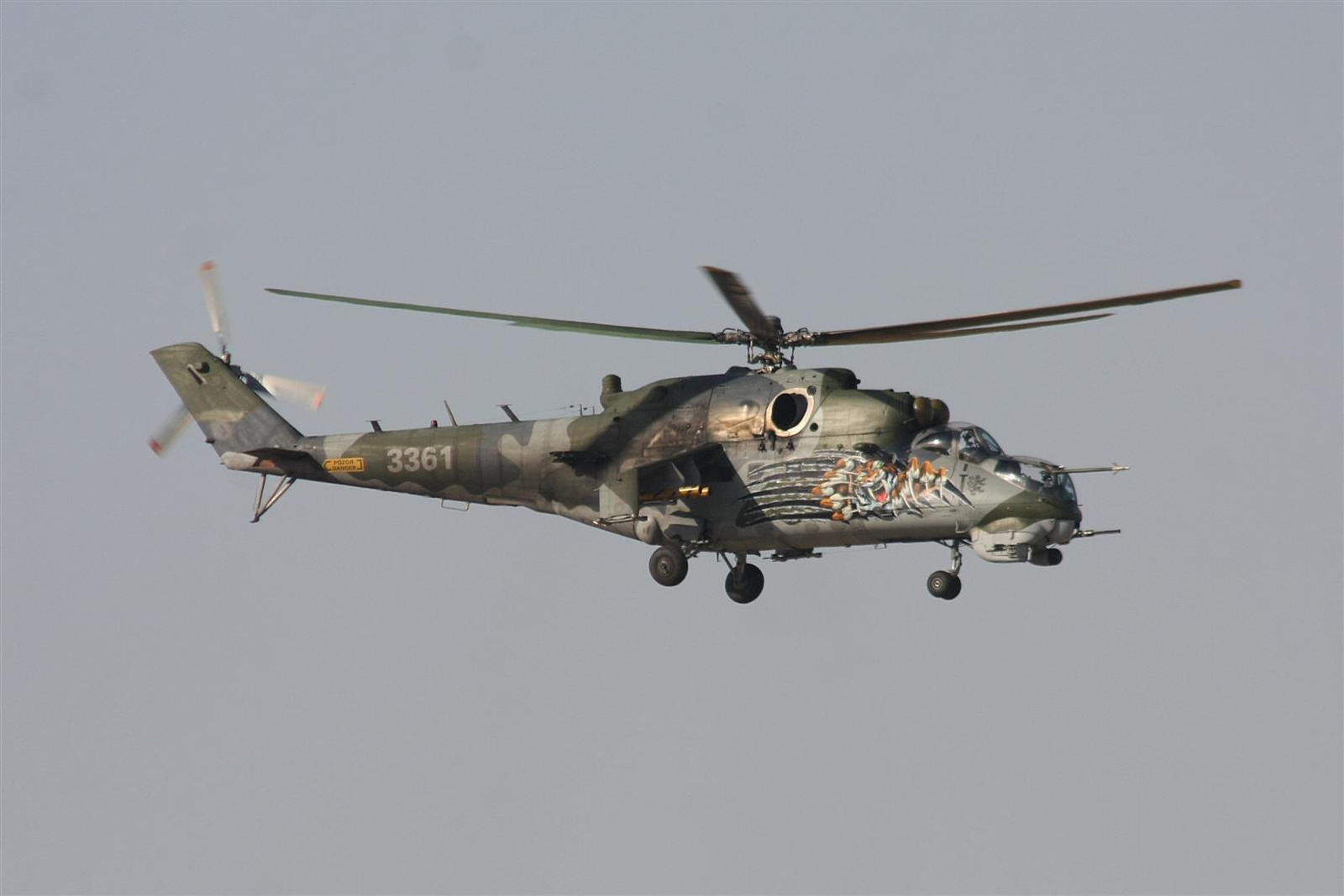 Kecskemét repülőnap 2013 - MI-35 Csehország