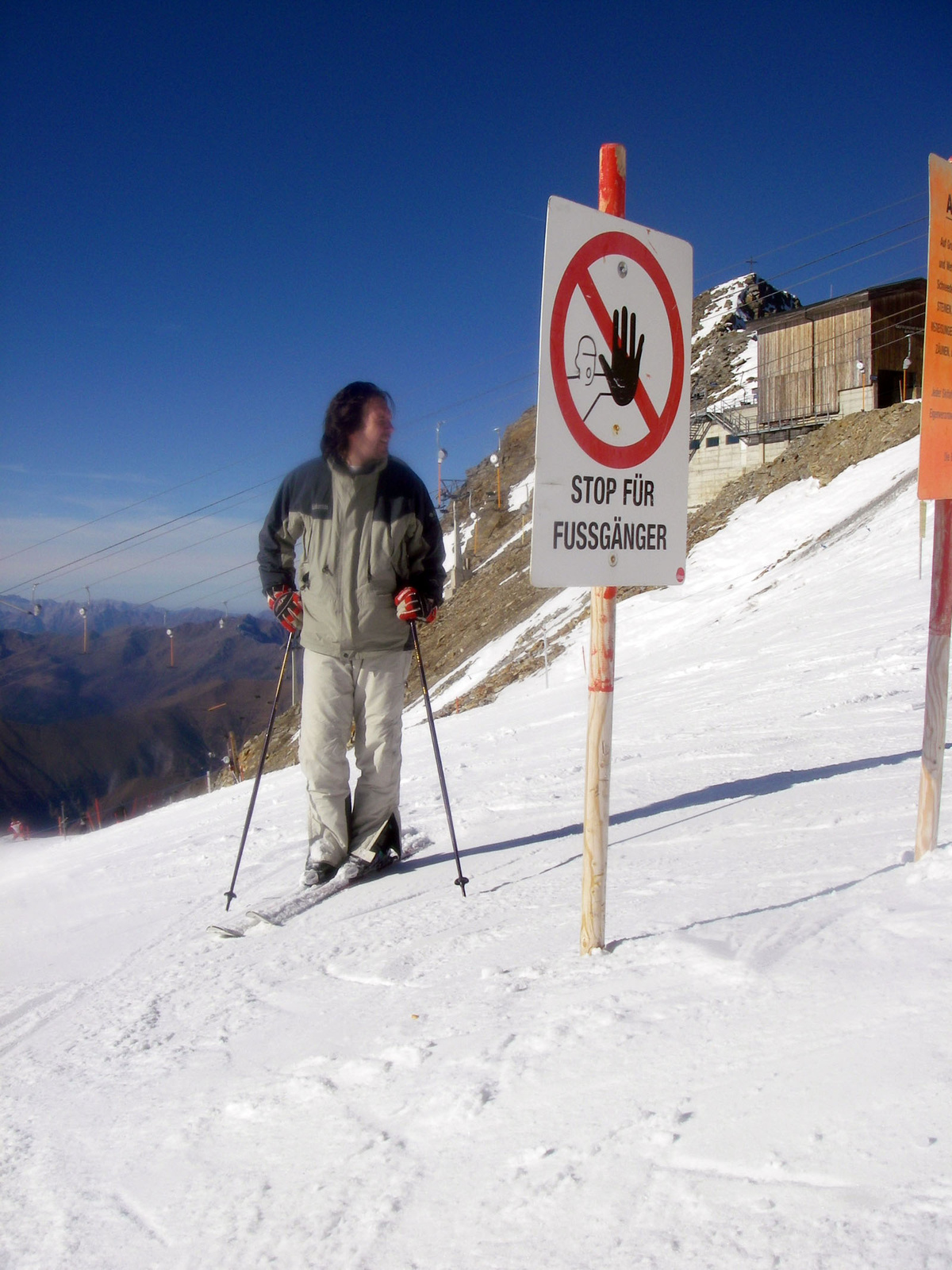 Stop für Fussganger