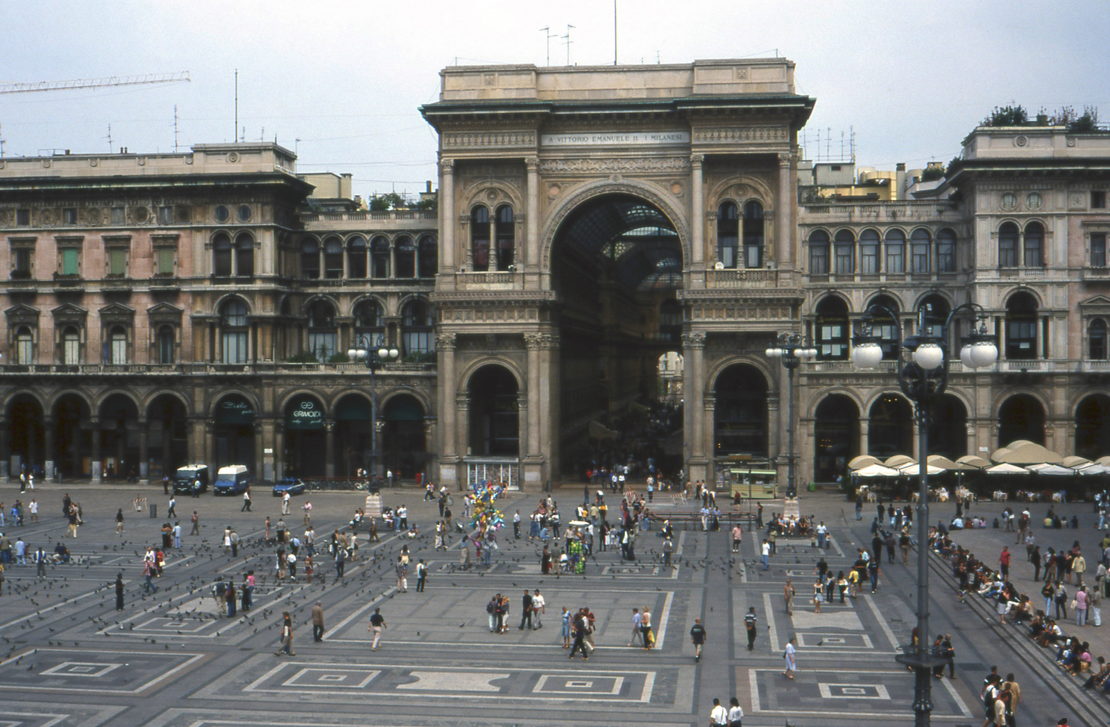 Milano Vittorio Emanuel passage bejárata