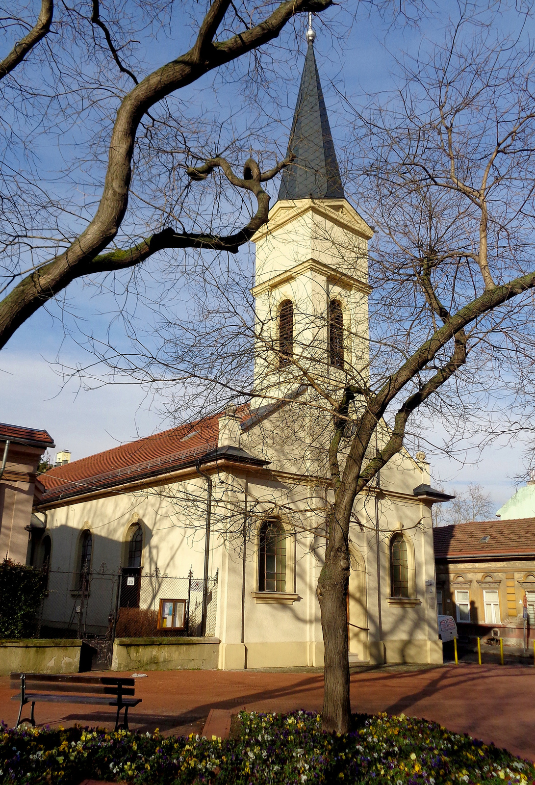 evangélikus templom Újpest