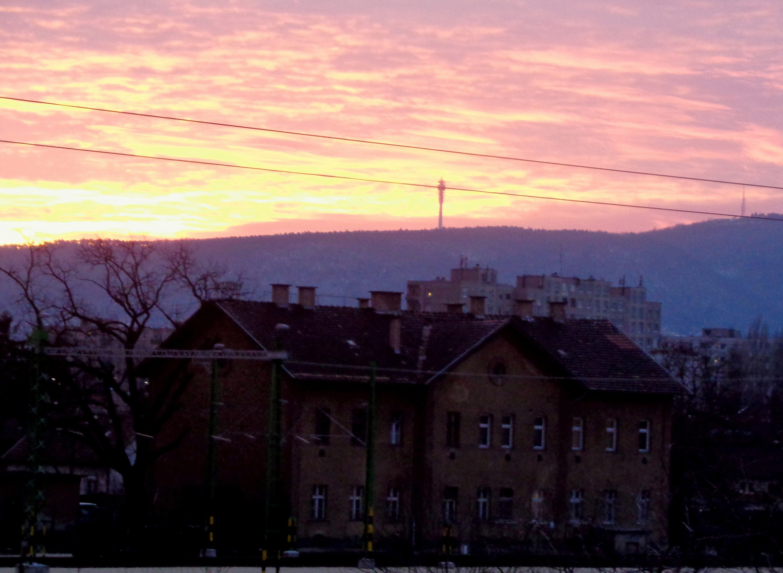 naplemente ablakból